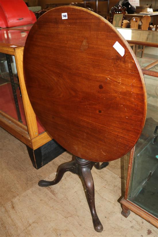 Georgian mahogany tripod table